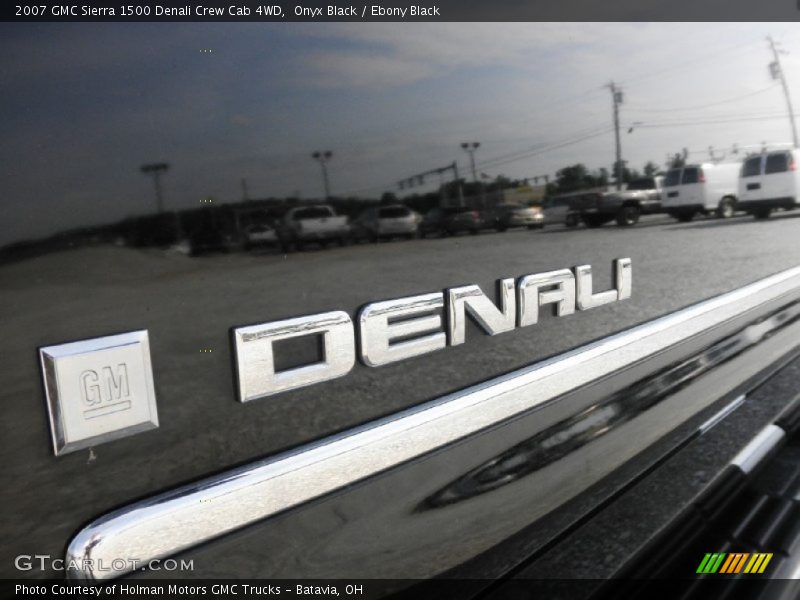 Onyx Black / Ebony Black 2007 GMC Sierra 1500 Denali Crew Cab 4WD