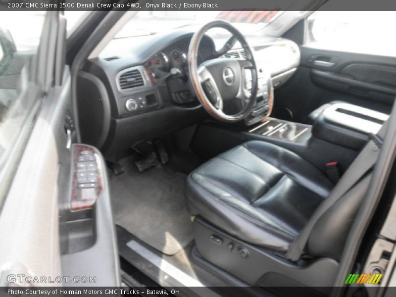 Onyx Black / Ebony Black 2007 GMC Sierra 1500 Denali Crew Cab 4WD