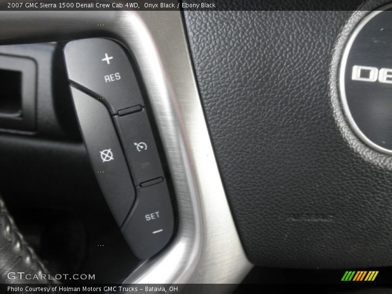 Onyx Black / Ebony Black 2007 GMC Sierra 1500 Denali Crew Cab 4WD