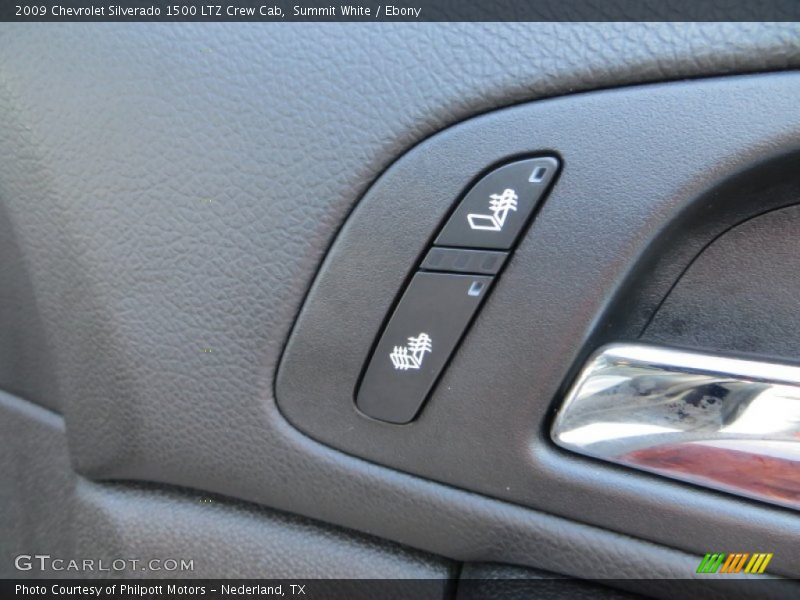 Summit White / Ebony 2009 Chevrolet Silverado 1500 LTZ Crew Cab