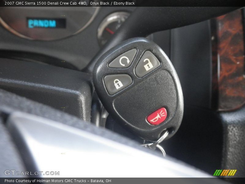 Onyx Black / Ebony Black 2007 GMC Sierra 1500 Denali Crew Cab 4WD