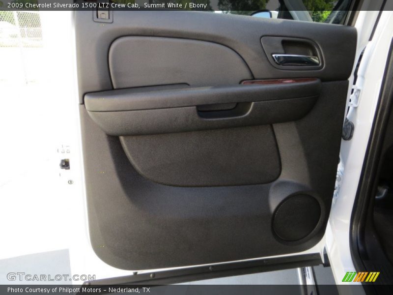Summit White / Ebony 2009 Chevrolet Silverado 1500 LTZ Crew Cab