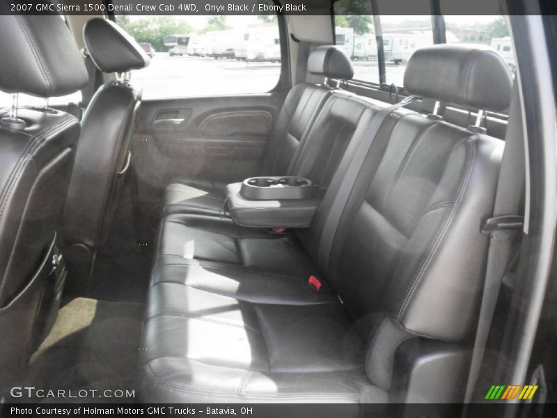 Onyx Black / Ebony Black 2007 GMC Sierra 1500 Denali Crew Cab 4WD