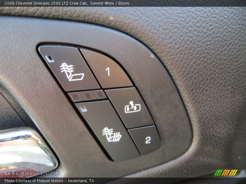 Summit White / Ebony 2009 Chevrolet Silverado 1500 LTZ Crew Cab