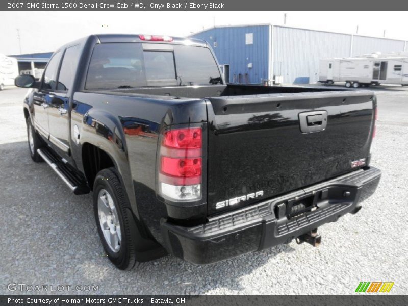 Onyx Black / Ebony Black 2007 GMC Sierra 1500 Denali Crew Cab 4WD