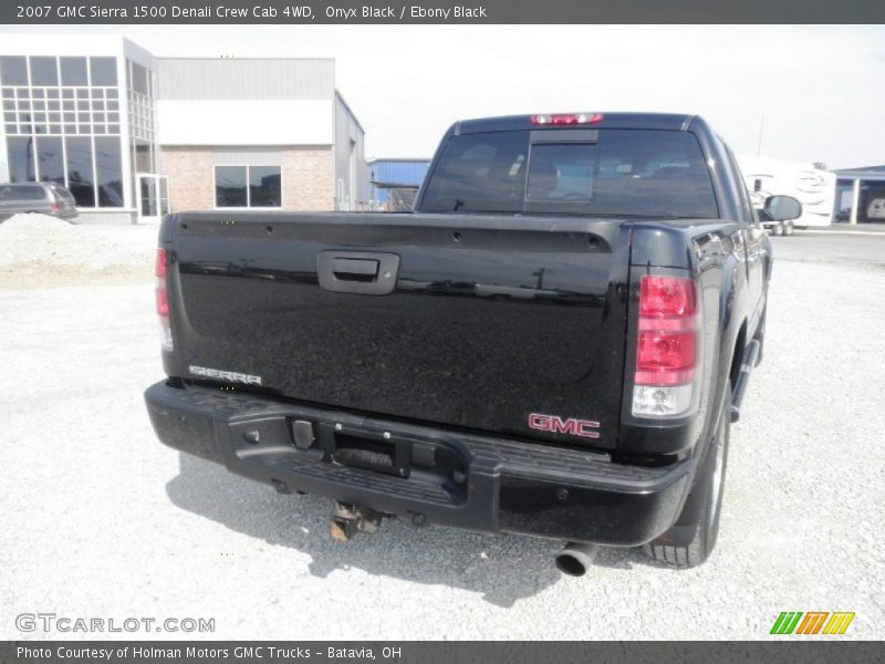 Onyx Black / Ebony Black 2007 GMC Sierra 1500 Denali Crew Cab 4WD