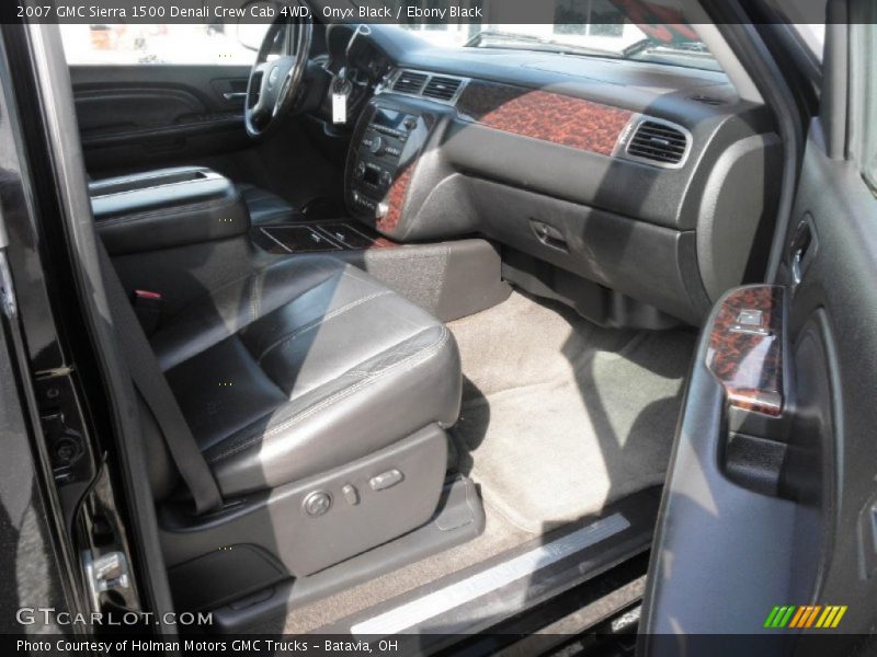 Onyx Black / Ebony Black 2007 GMC Sierra 1500 Denali Crew Cab 4WD