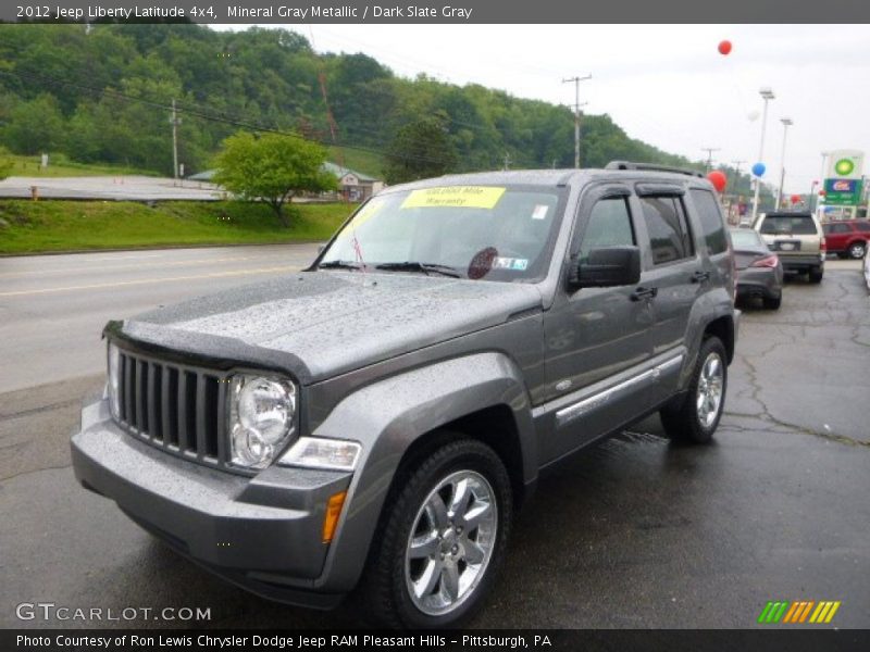 Mineral Gray Metallic / Dark Slate Gray 2012 Jeep Liberty Latitude 4x4