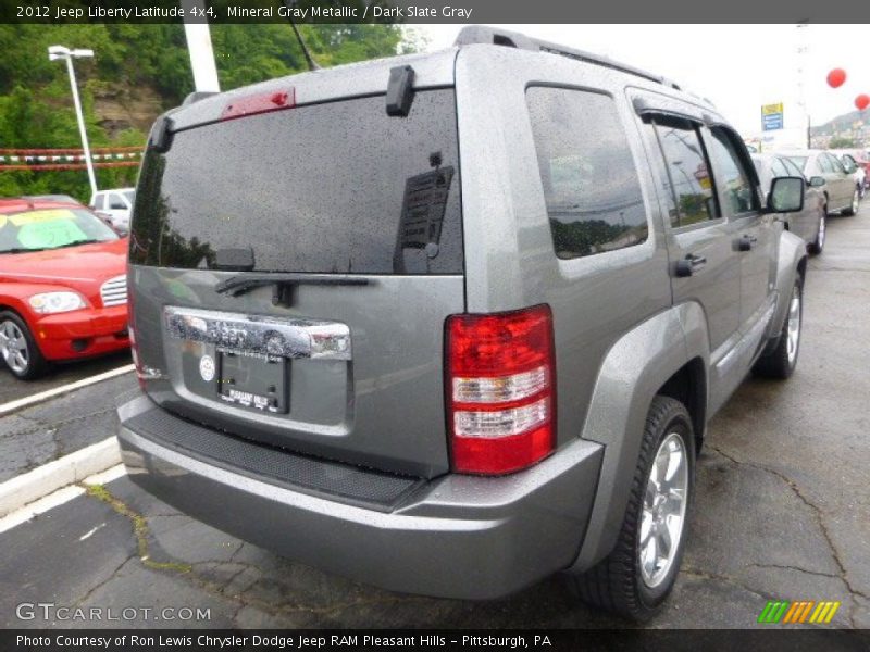 Mineral Gray Metallic / Dark Slate Gray 2012 Jeep Liberty Latitude 4x4