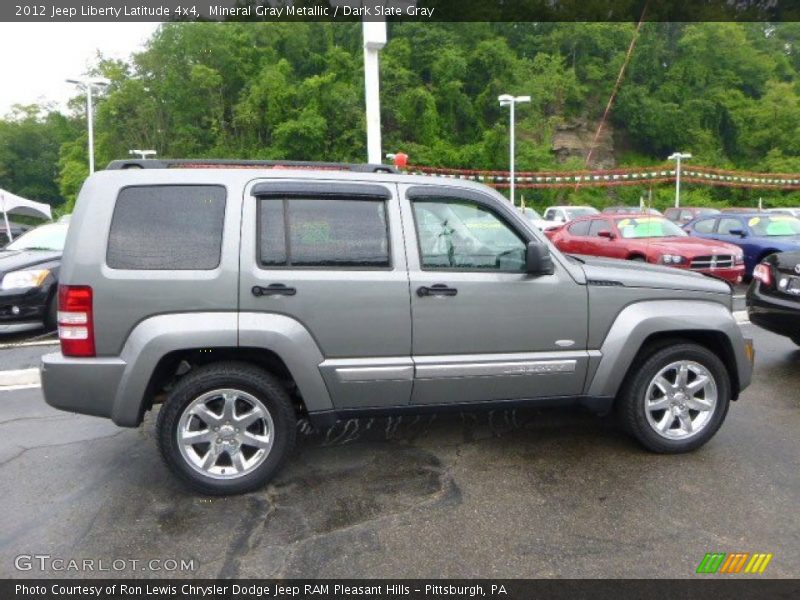 Mineral Gray Metallic / Dark Slate Gray 2012 Jeep Liberty Latitude 4x4