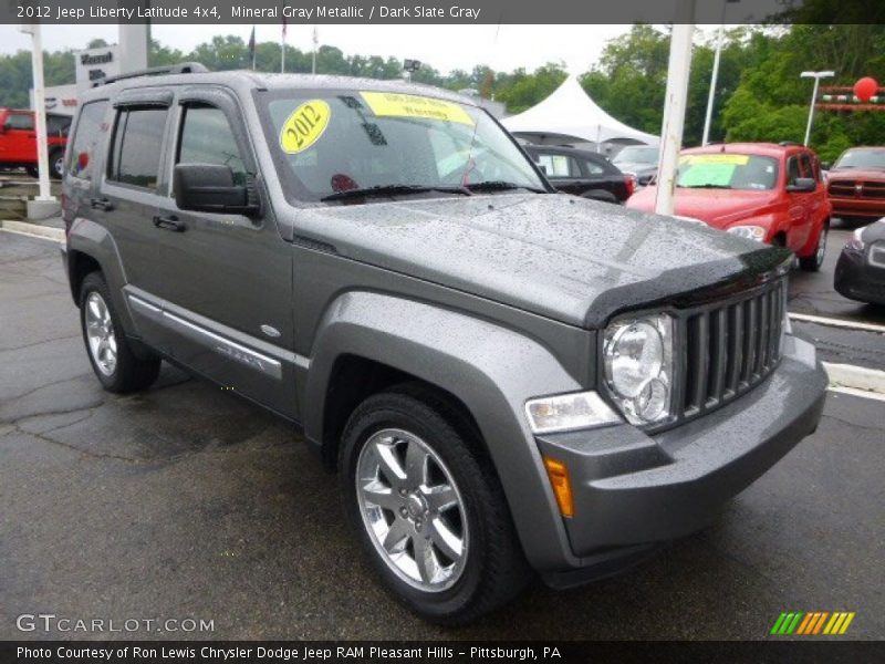Mineral Gray Metallic / Dark Slate Gray 2012 Jeep Liberty Latitude 4x4