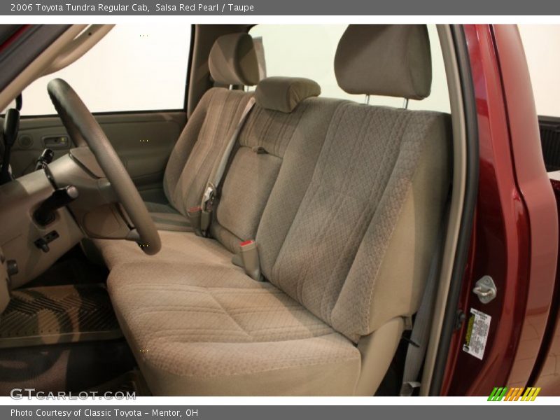 Salsa Red Pearl / Taupe 2006 Toyota Tundra Regular Cab