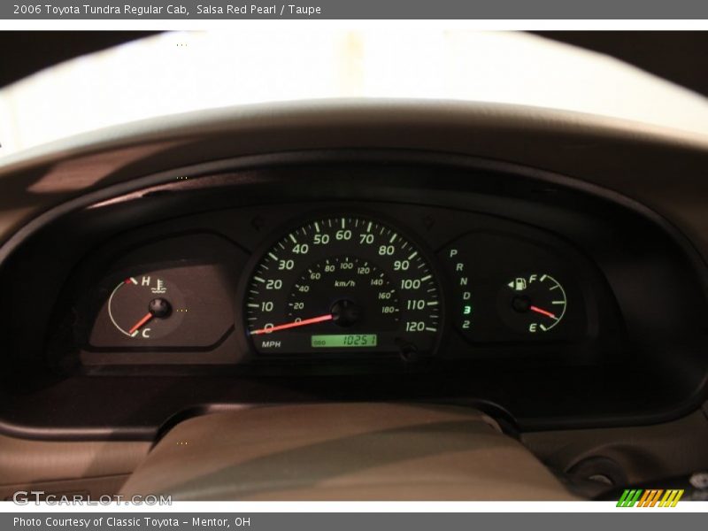 Salsa Red Pearl / Taupe 2006 Toyota Tundra Regular Cab