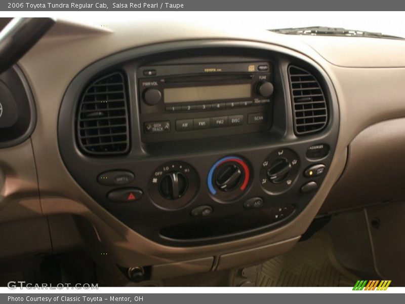 Salsa Red Pearl / Taupe 2006 Toyota Tundra Regular Cab