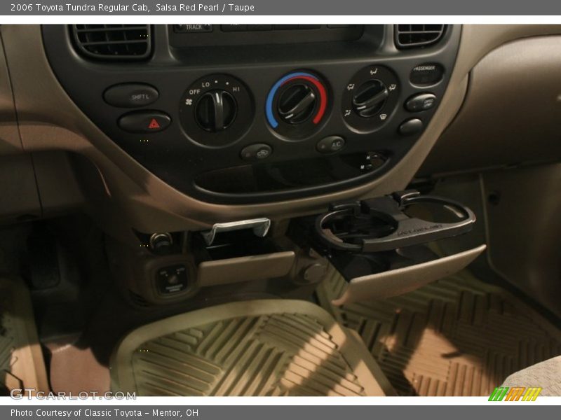 Salsa Red Pearl / Taupe 2006 Toyota Tundra Regular Cab