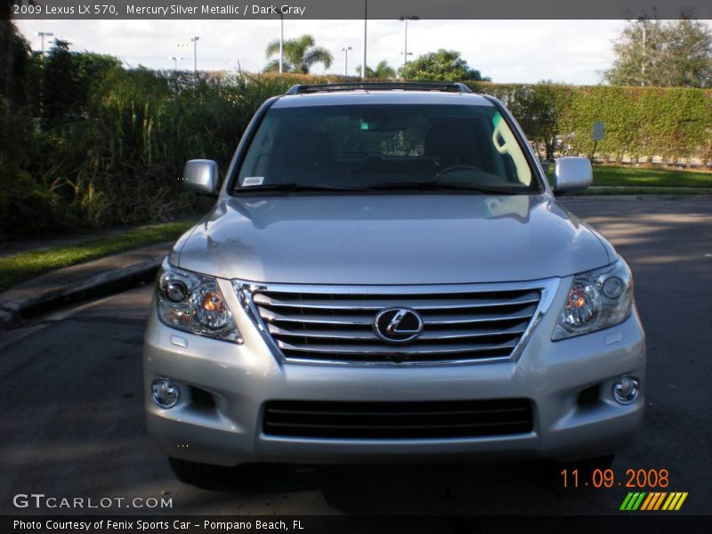 Mercury Silver Metallic / Dark Gray 2009 Lexus LX 570