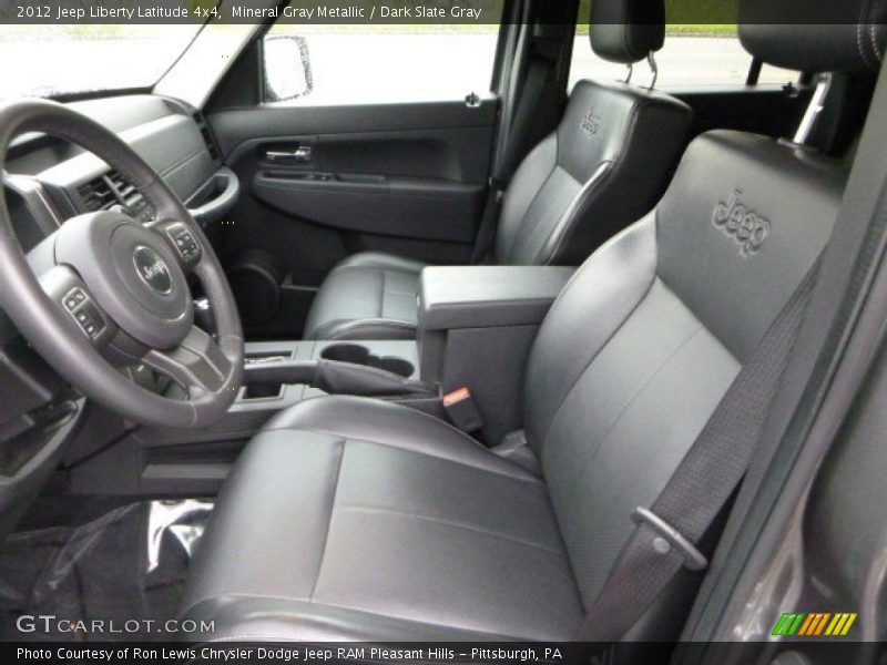 Mineral Gray Metallic / Dark Slate Gray 2012 Jeep Liberty Latitude 4x4