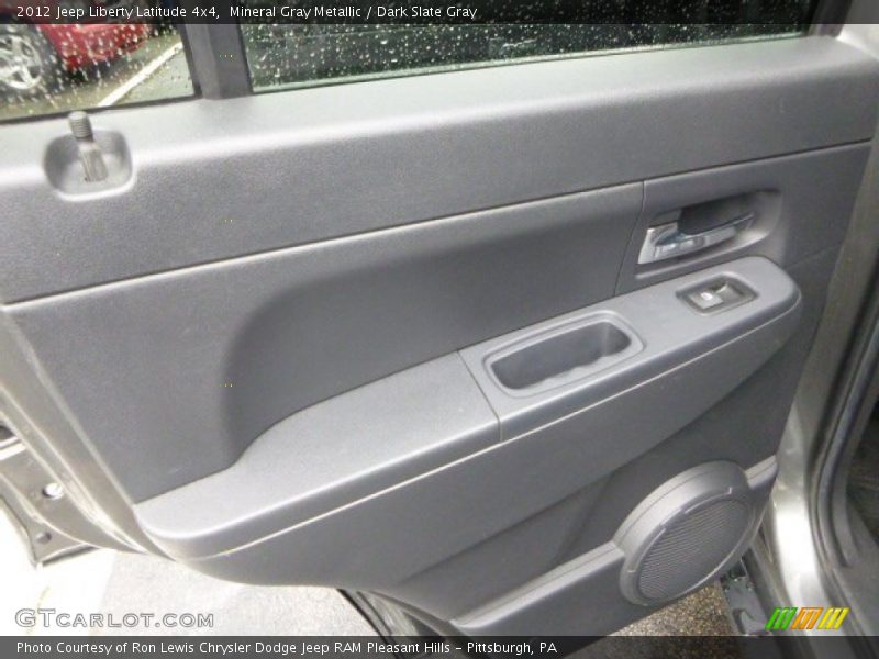 Mineral Gray Metallic / Dark Slate Gray 2012 Jeep Liberty Latitude 4x4