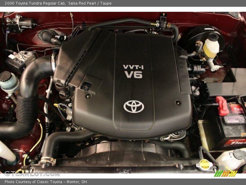 Salsa Red Pearl / Taupe 2006 Toyota Tundra Regular Cab