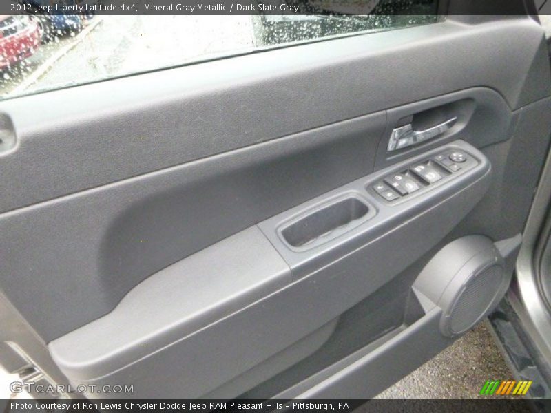 Mineral Gray Metallic / Dark Slate Gray 2012 Jeep Liberty Latitude 4x4