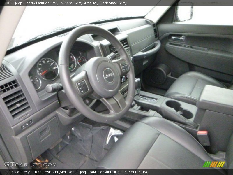 Mineral Gray Metallic / Dark Slate Gray 2012 Jeep Liberty Latitude 4x4
