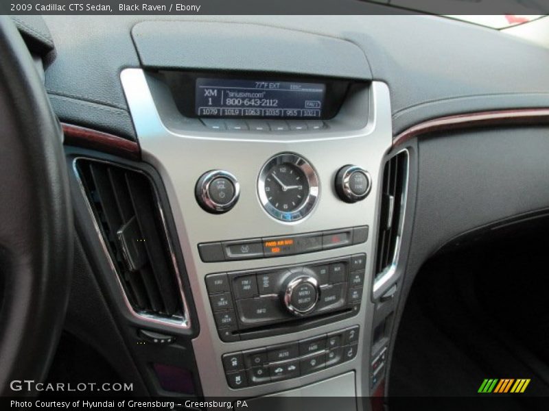 Controls of 2009 CTS Sedan