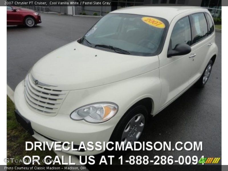 Cool Vanilla White / Pastel Slate Gray 2007 Chrysler PT Cruiser
