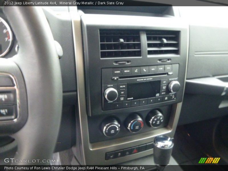 Mineral Gray Metallic / Dark Slate Gray 2012 Jeep Liberty Latitude 4x4