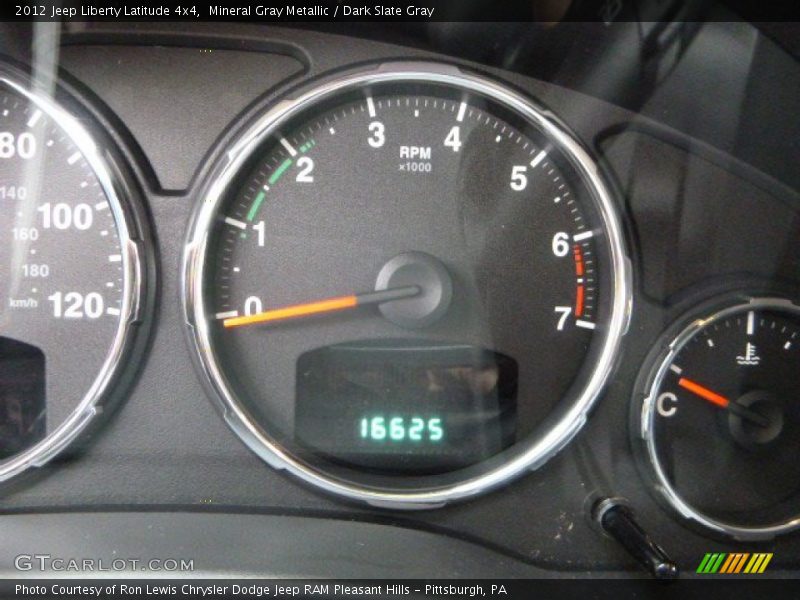 Mineral Gray Metallic / Dark Slate Gray 2012 Jeep Liberty Latitude 4x4