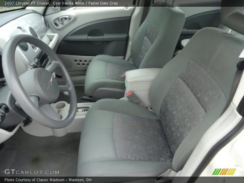 Cool Vanilla White / Pastel Slate Gray 2007 Chrysler PT Cruiser
