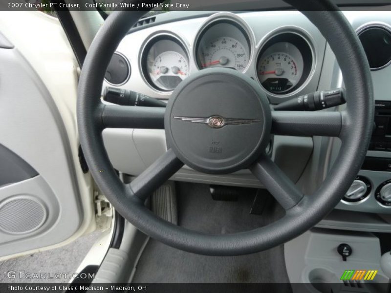 Cool Vanilla White / Pastel Slate Gray 2007 Chrysler PT Cruiser