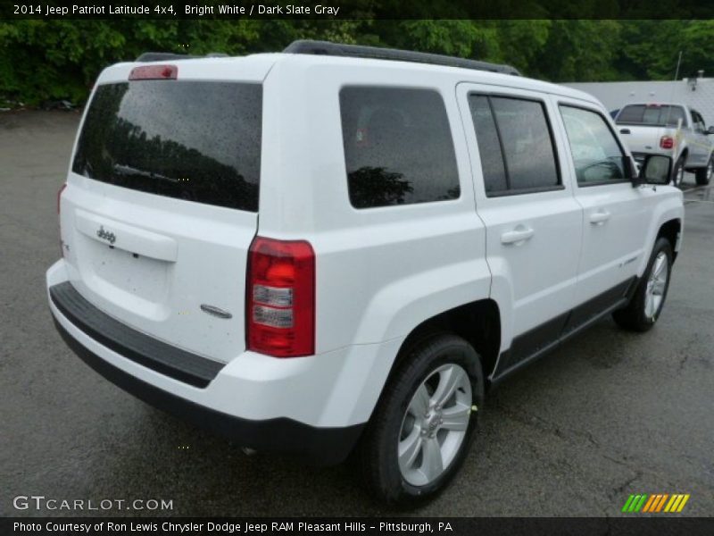 Bright White / Dark Slate Gray 2014 Jeep Patriot Latitude 4x4