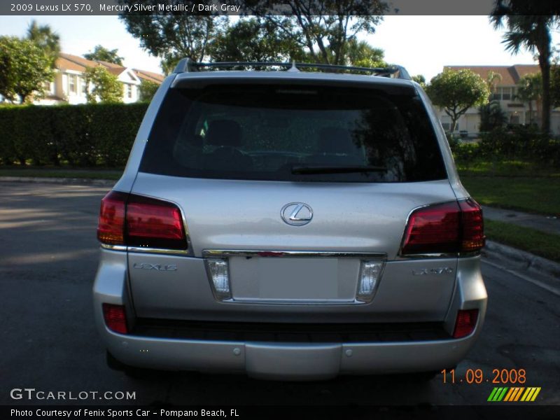 Mercury Silver Metallic / Dark Gray 2009 Lexus LX 570