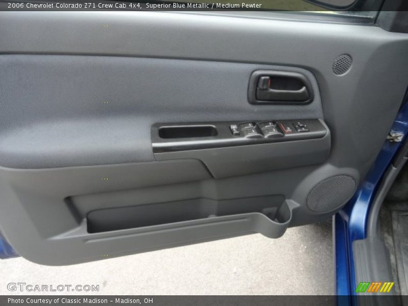 Superior Blue Metallic / Medium Pewter 2006 Chevrolet Colorado Z71 Crew Cab 4x4