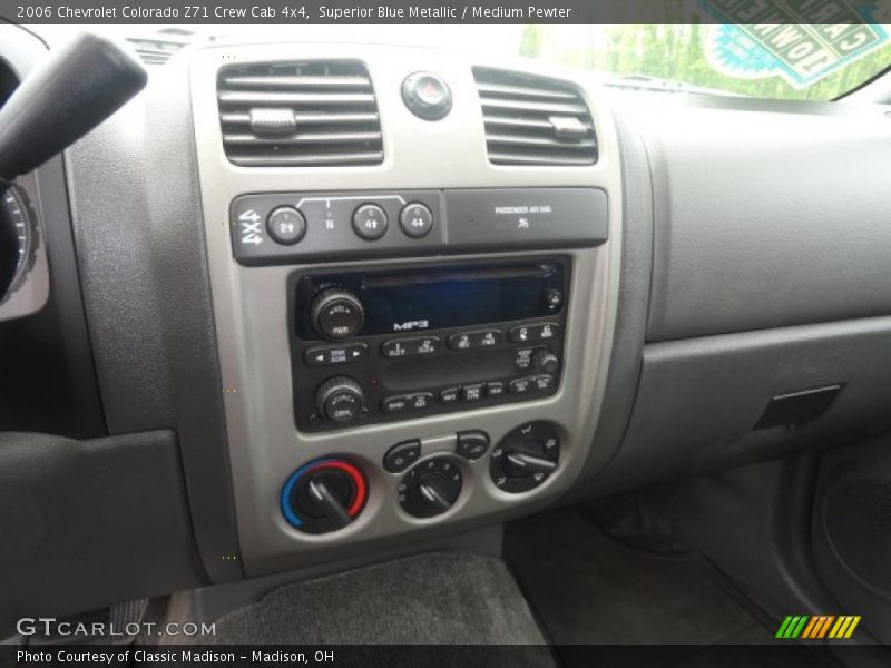 Controls of 2006 Colorado Z71 Crew Cab 4x4