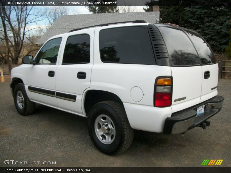 Summit White / Gray/Dark Charcoal 2004 Chevrolet Tahoe LS 4x4