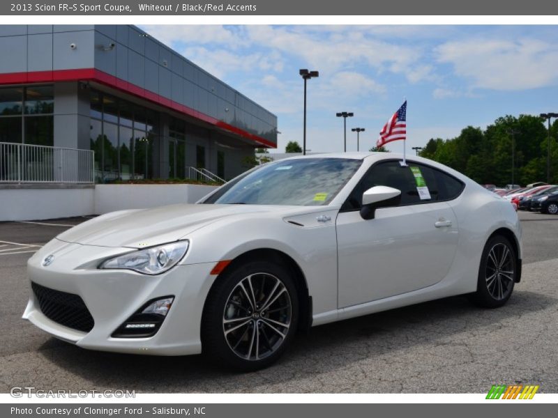 Whiteout / Black/Red Accents 2013 Scion FR-S Sport Coupe