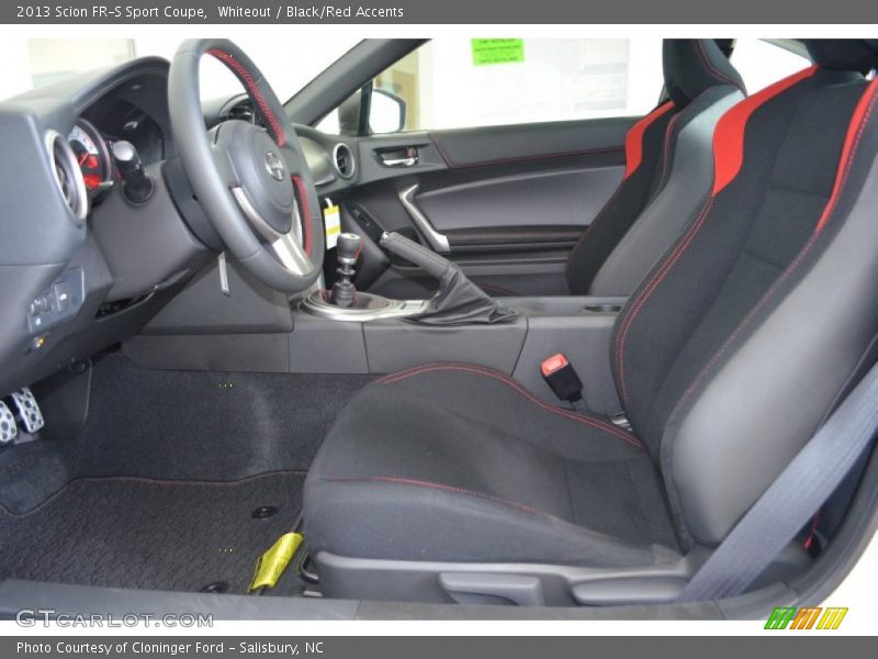 Whiteout / Black/Red Accents 2013 Scion FR-S Sport Coupe