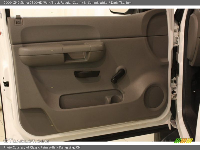 Summit White / Dark Titanium 2009 GMC Sierra 2500HD Work Truck Regular Cab 4x4