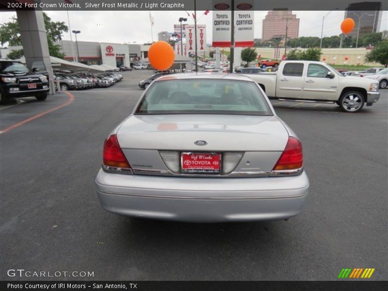 Silver Frost Metallic / Light Graphite 2002 Ford Crown Victoria