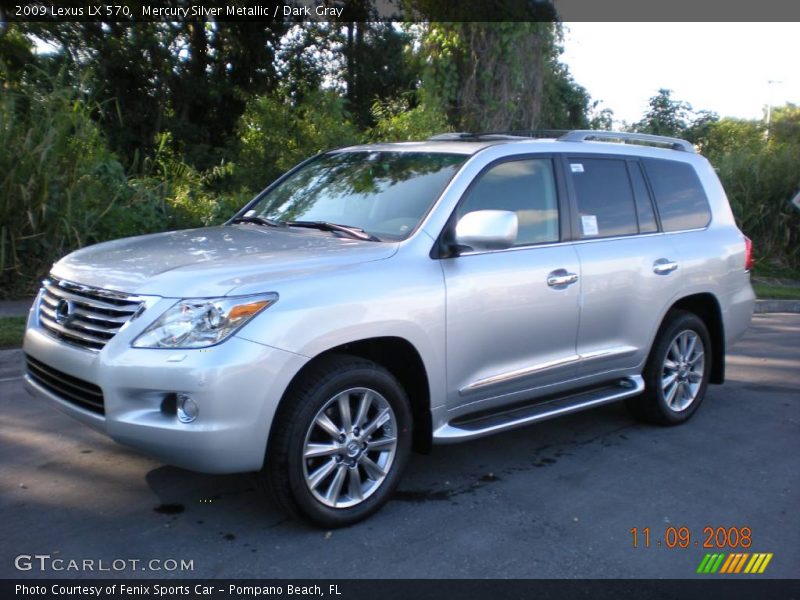 Mercury Silver Metallic / Dark Gray 2009 Lexus LX 570