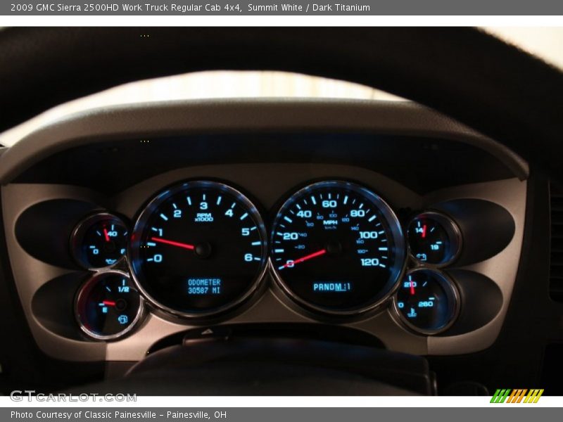 Summit White / Dark Titanium 2009 GMC Sierra 2500HD Work Truck Regular Cab 4x4