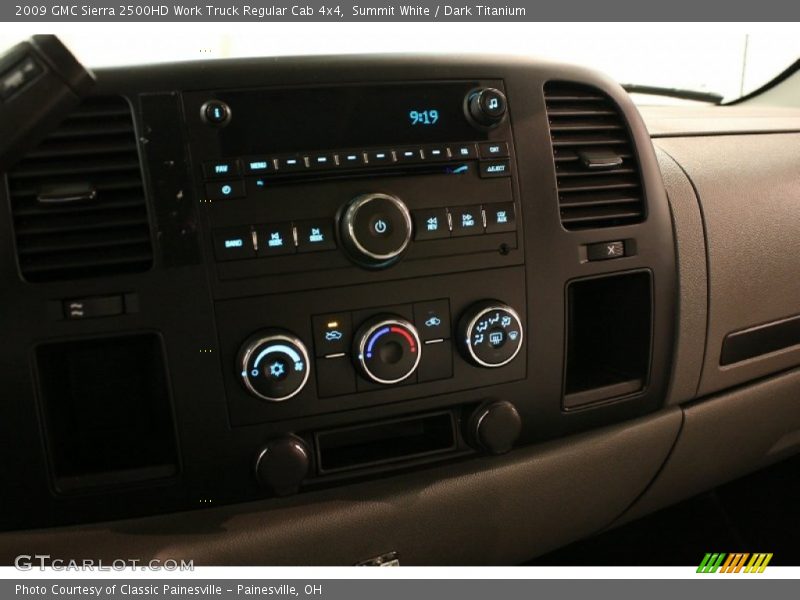 Summit White / Dark Titanium 2009 GMC Sierra 2500HD Work Truck Regular Cab 4x4