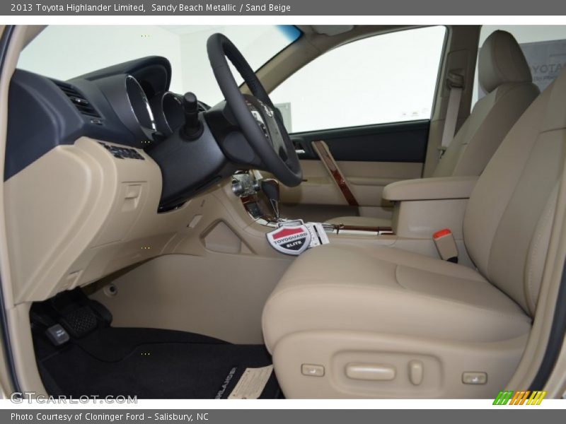  2013 Highlander Limited Sand Beige Interior