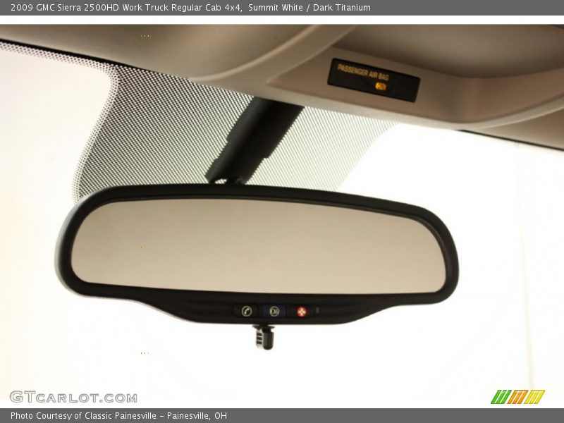 Summit White / Dark Titanium 2009 GMC Sierra 2500HD Work Truck Regular Cab 4x4