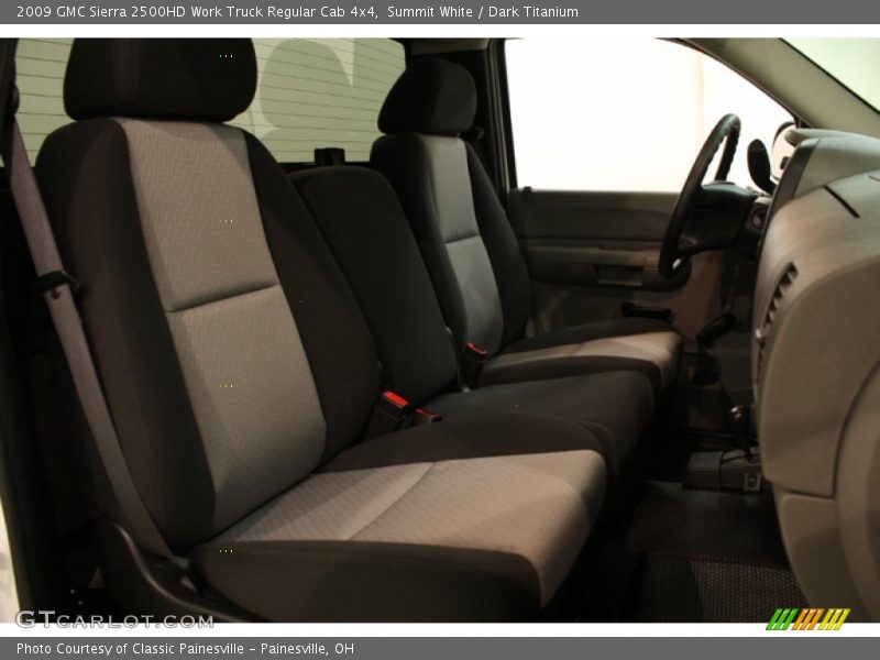 Summit White / Dark Titanium 2009 GMC Sierra 2500HD Work Truck Regular Cab 4x4