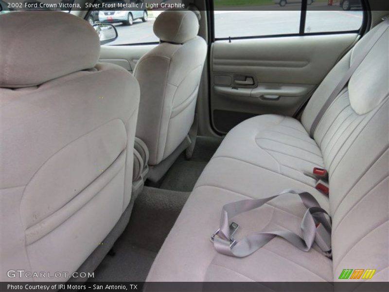 Silver Frost Metallic / Light Graphite 2002 Ford Crown Victoria