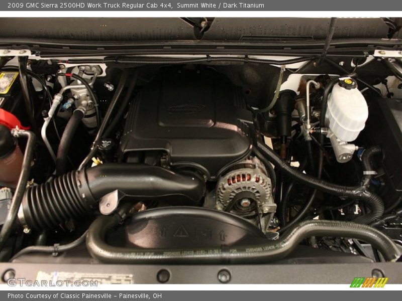 Summit White / Dark Titanium 2009 GMC Sierra 2500HD Work Truck Regular Cab 4x4