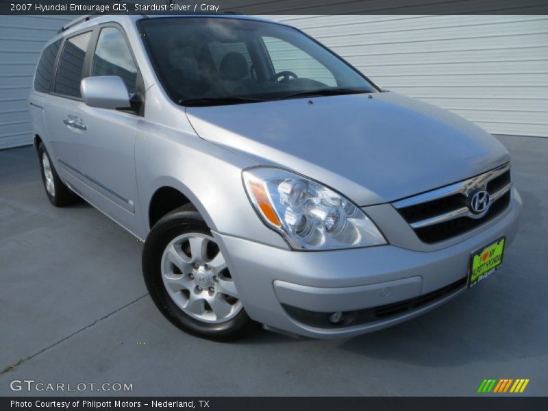 Stardust Silver / Gray 2007 Hyundai Entourage GLS
