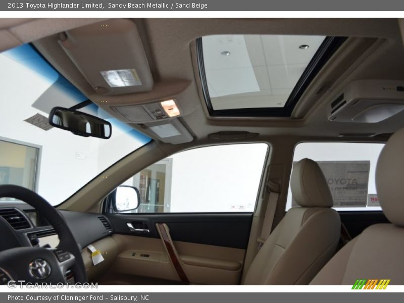 Sandy Beach Metallic / Sand Beige 2013 Toyota Highlander Limited
